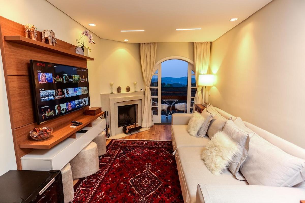 Quatre Saison 412 - Flat Nas Montanhas Perfeito Para Relaxar Campos do Jordão Eksteriør billede